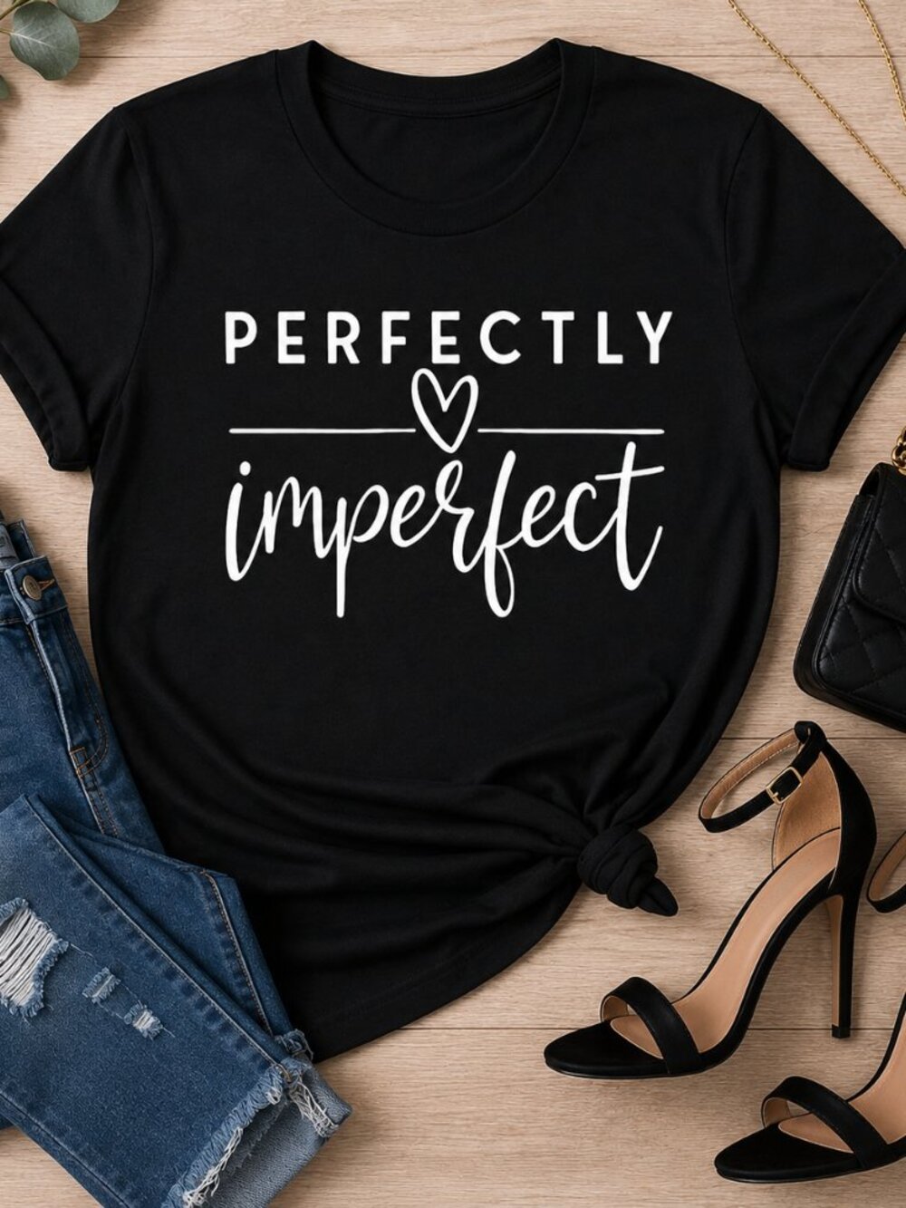 Perfectly Imperfect Heart Graphic Tee